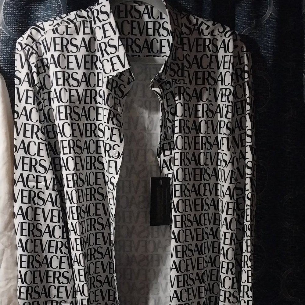 Versace mens button down